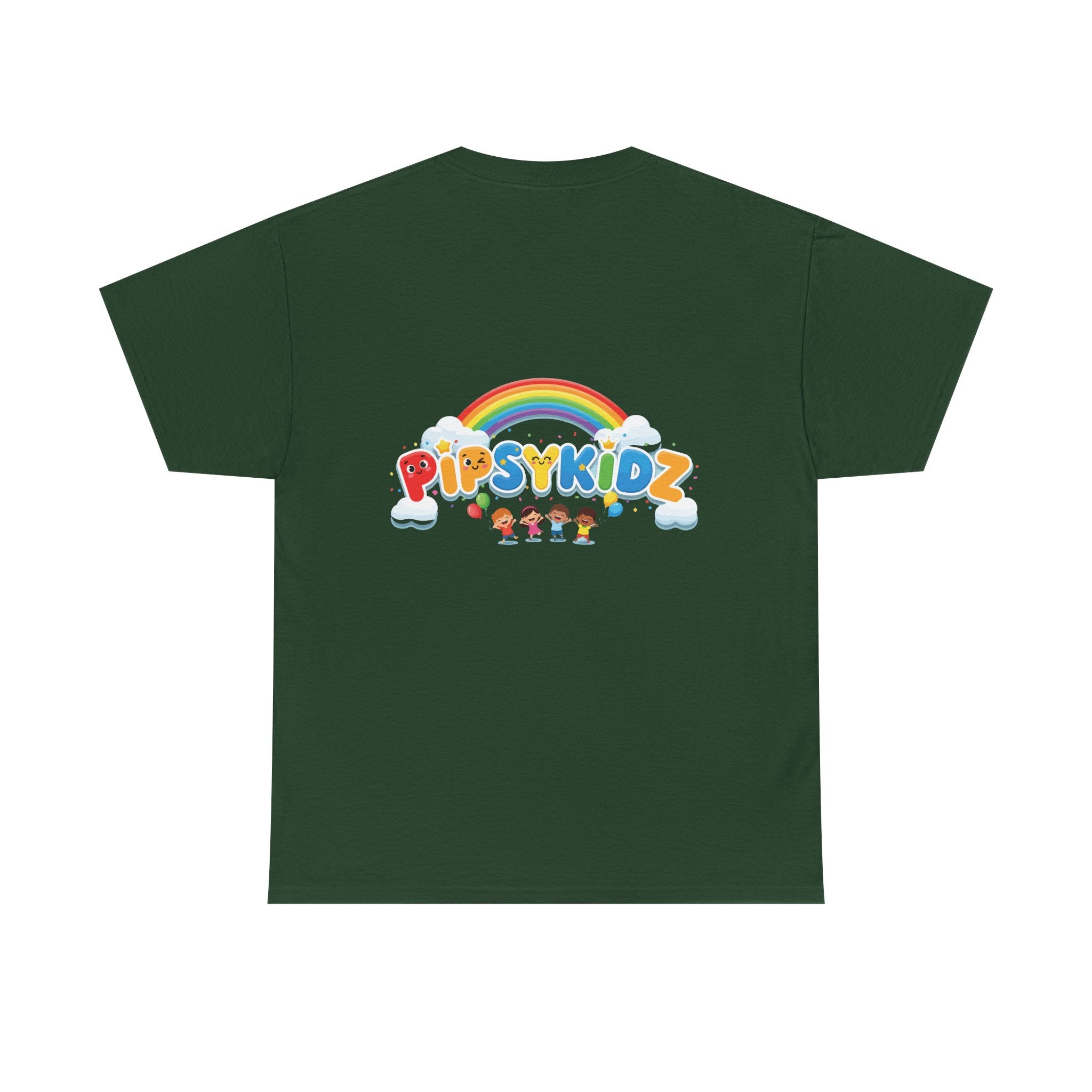 Kids T‑Shirt — Colorful "PipsyKidz" Rainbow Design for Children