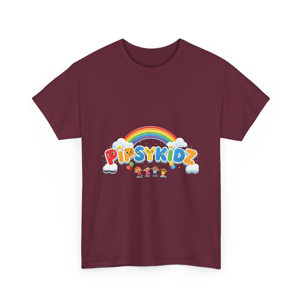 Kids T‑Shirt — Colorful "PipsyKidz" Rainbow Design for Children
