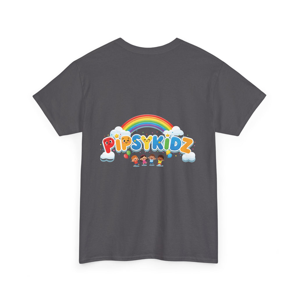 Kids T‑Shirt — Colorful "PipsyKidz" Rainbow Design for Children