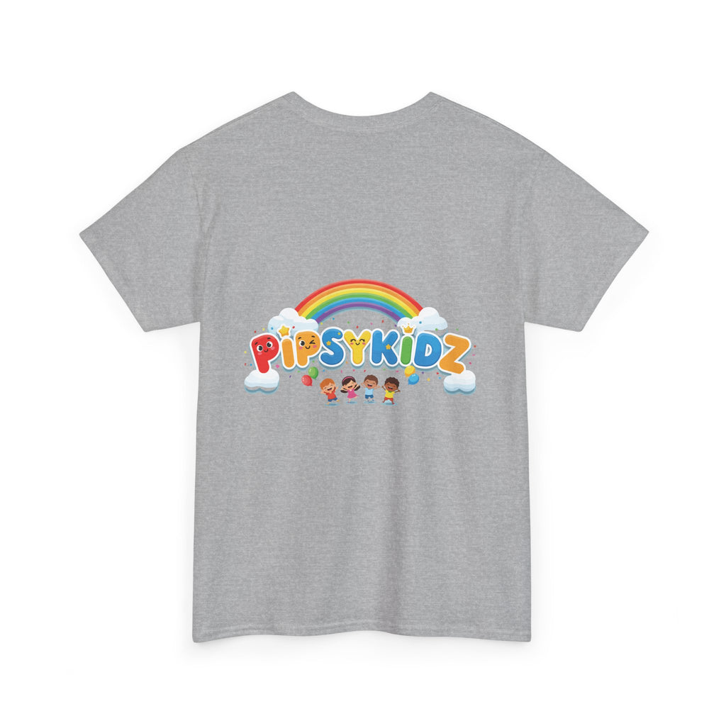 Kids T‑Shirt — Colorful "PipsyKidz" Rainbow Design for Children