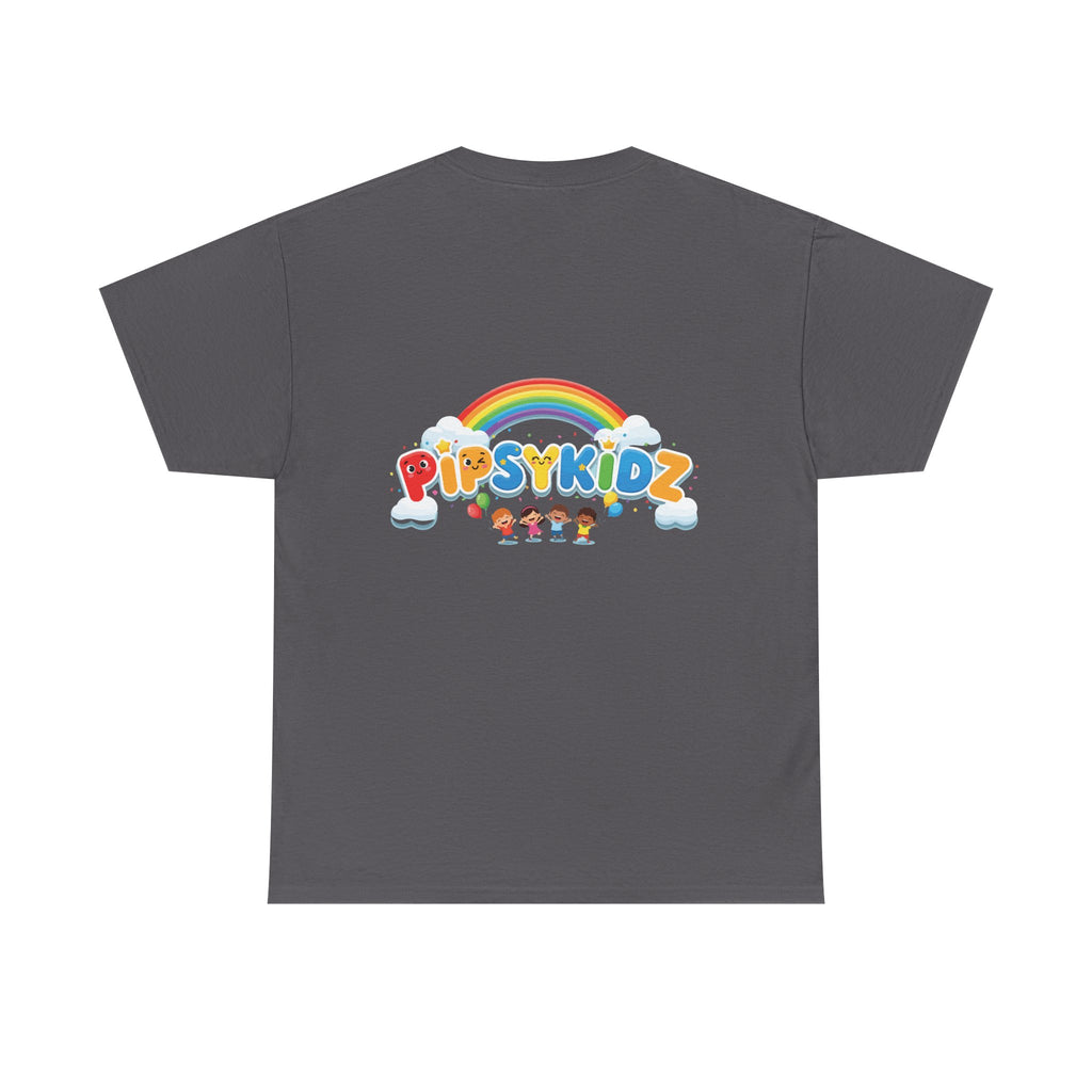 Kids T‑Shirt — Colorful "PipsyKidz" Rainbow Design for Children