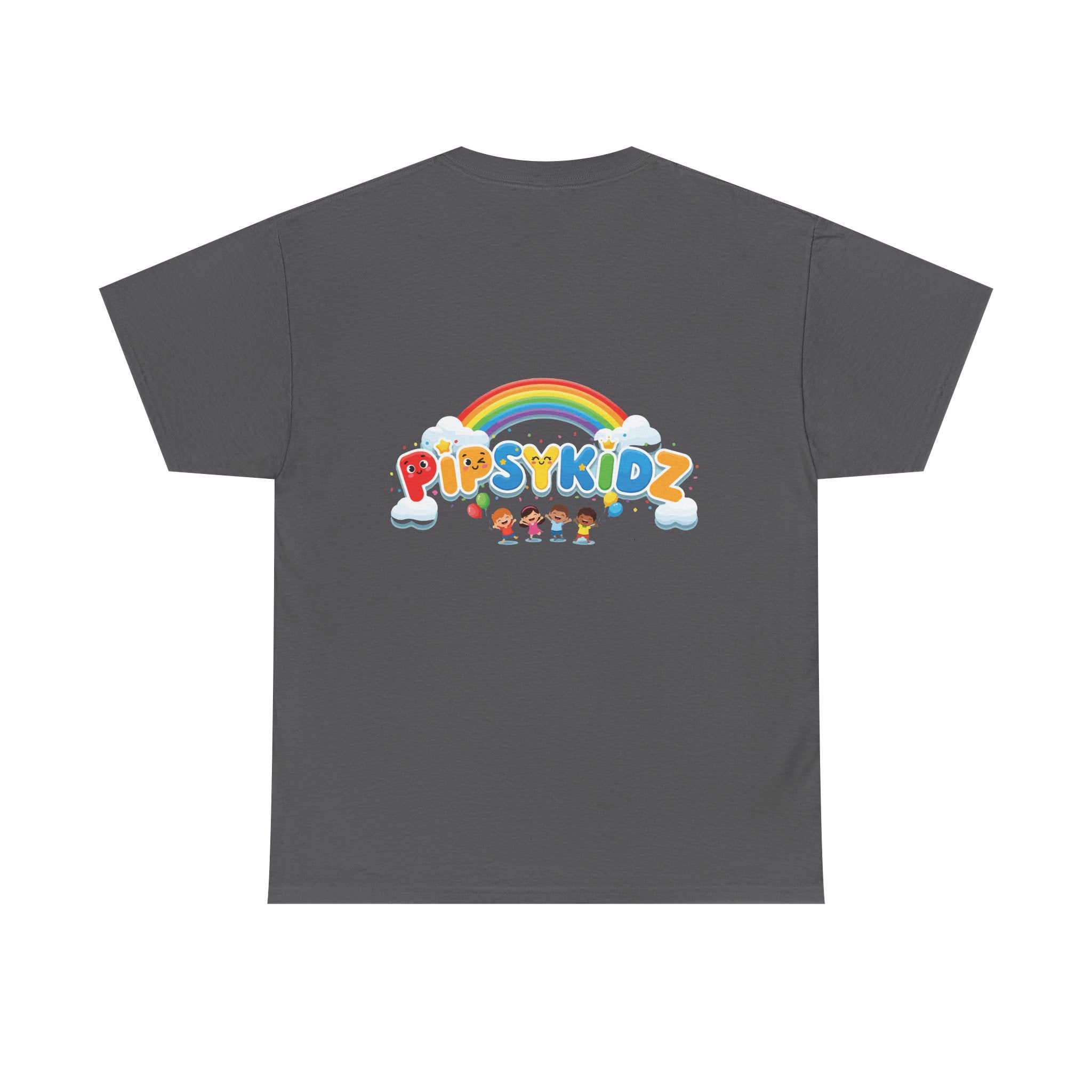 Kids T‑Shirt — Colorful "PipsyKidz" Rainbow Design for Children