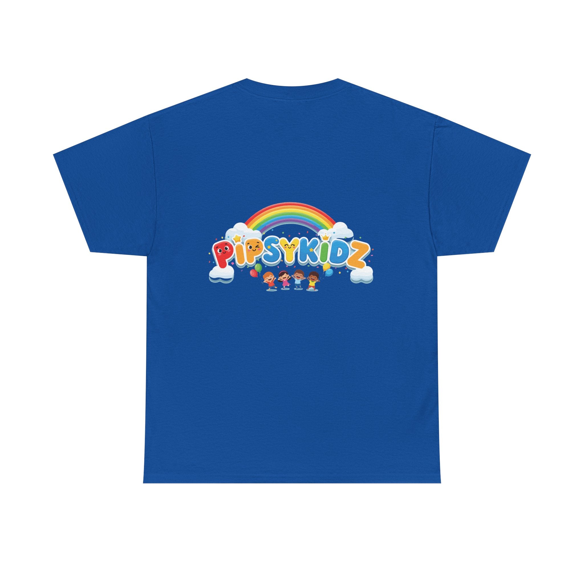 Kids T‑Shirt — Colorful "PipsyKidz" Rainbow Design for Children