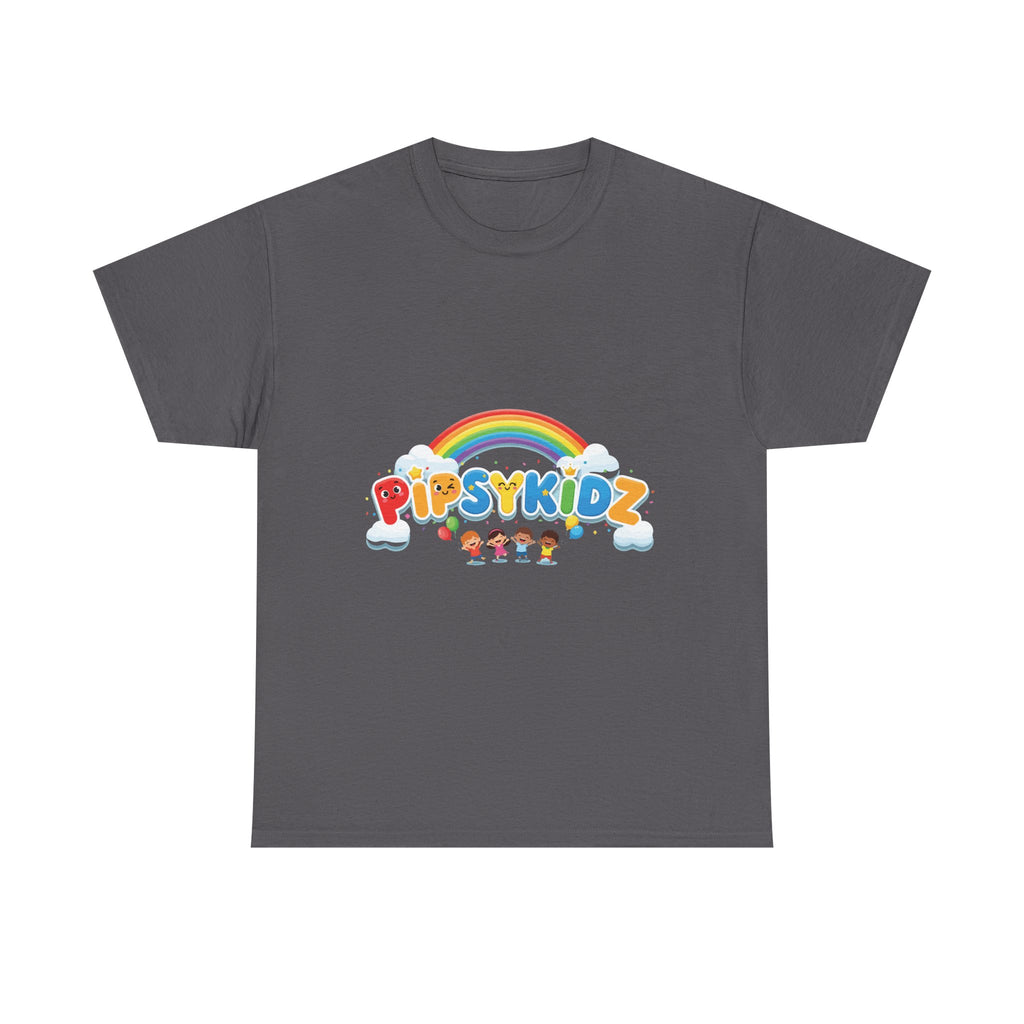 Kids T‑Shirt — Colorful "PipsyKidz" Rainbow Design for Children