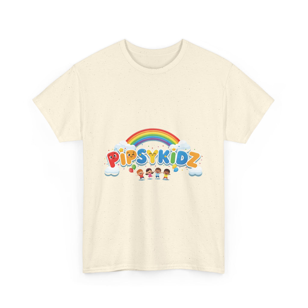 Kids T‑Shirt — Colorful "PipsyKidz" Rainbow Design for Children