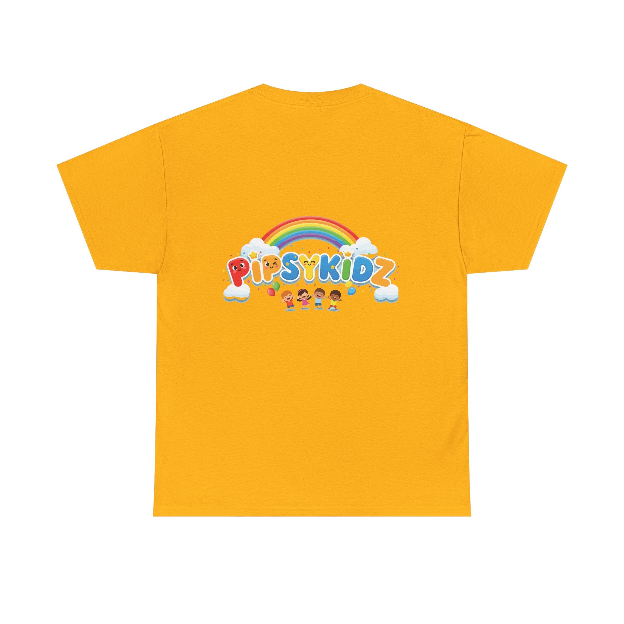 Kids T‑Shirt — Colorful "PipsyKidz" Rainbow Design for Children