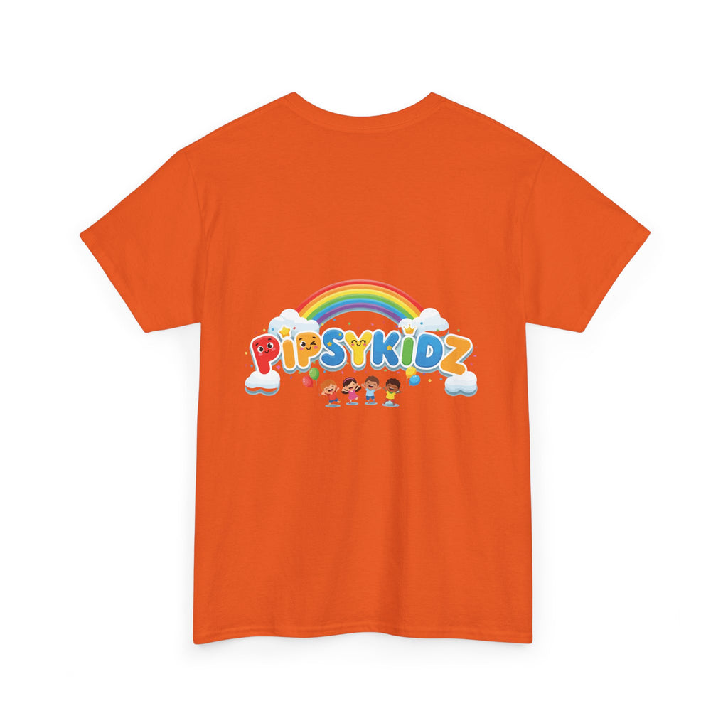 Kids T‑Shirt — Colorful "PipsyKidz" Rainbow Design for Children
