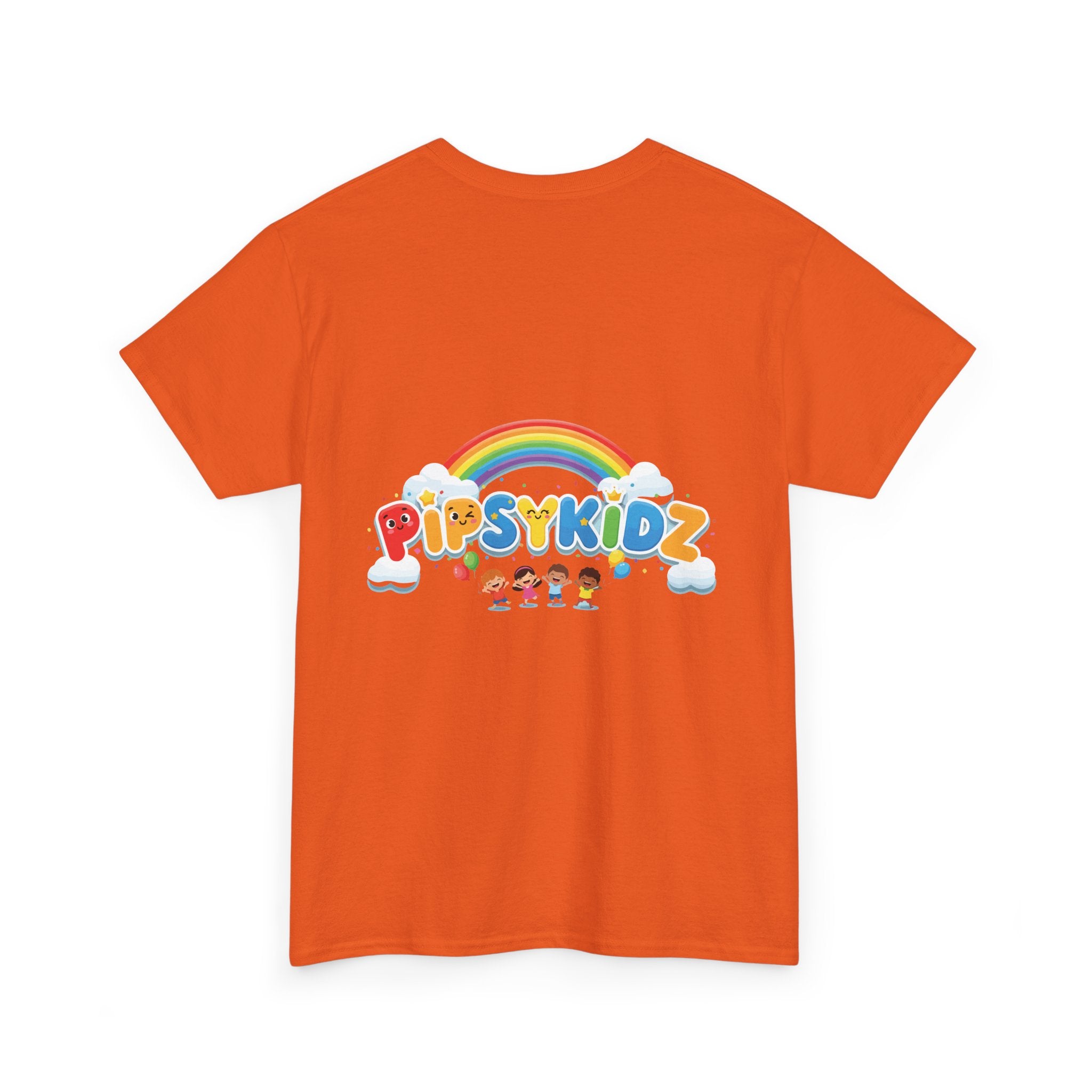 Kids T‑Shirt — Colorful "PipsyKidz" Rainbow Design for Children