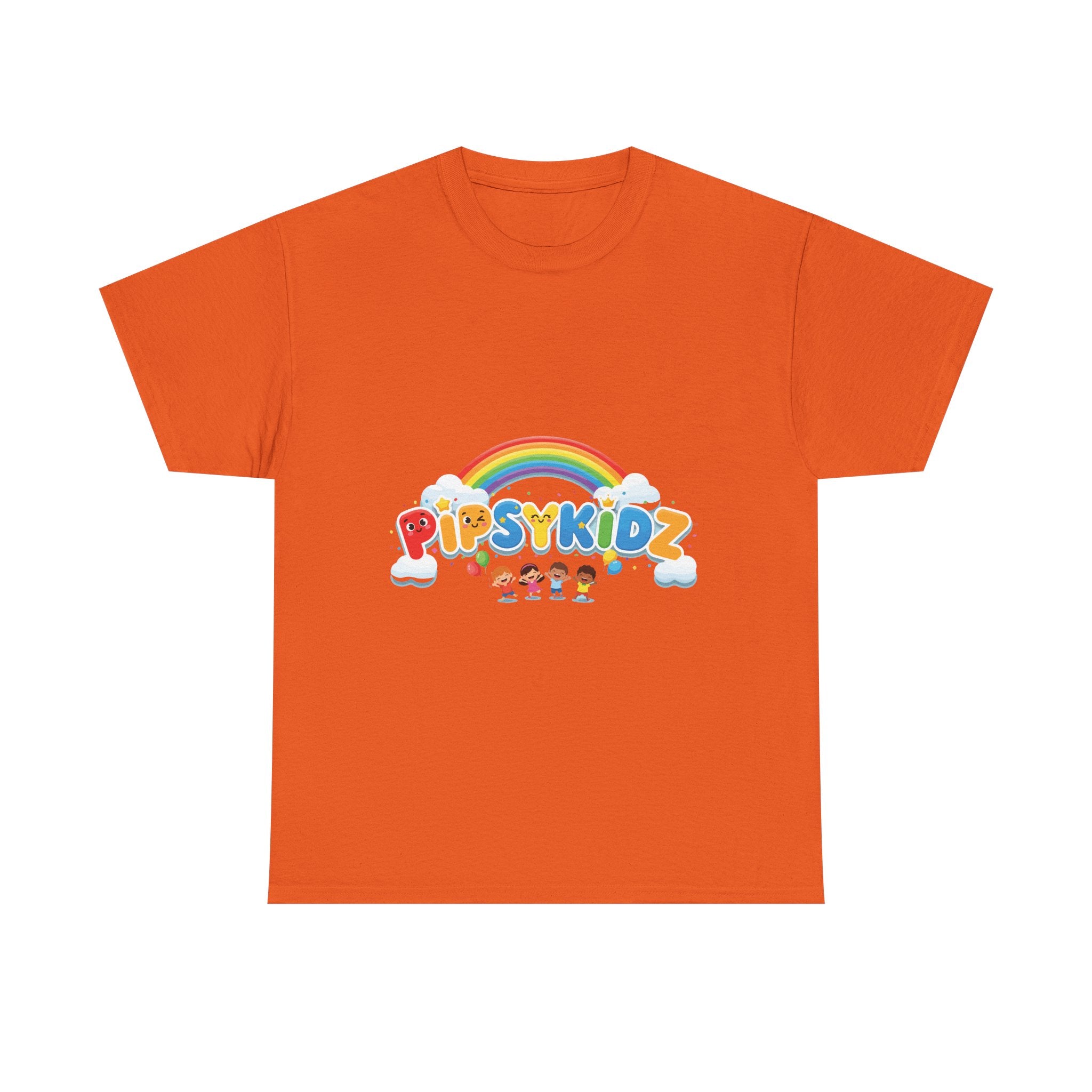 Kids T‑Shirt — Colorful "PipsyKidz" Rainbow Design for Children