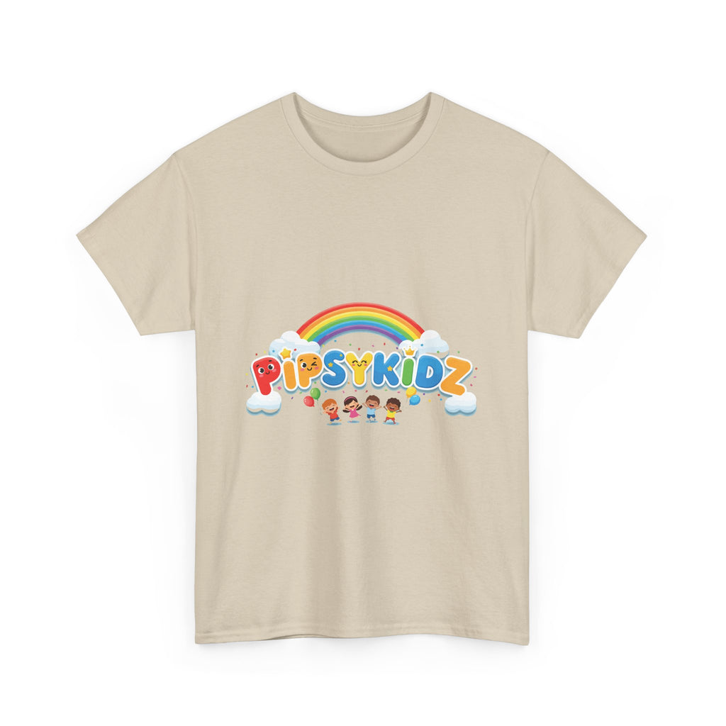 Kids T‑Shirt — Colorful "PipsyKidz" Rainbow Design for Children