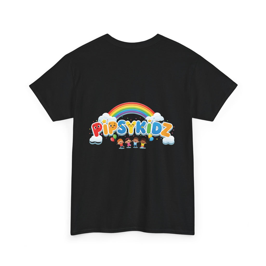 Kids T‑Shirt — Colorful "PipsyKidz" Rainbow Design for Children
