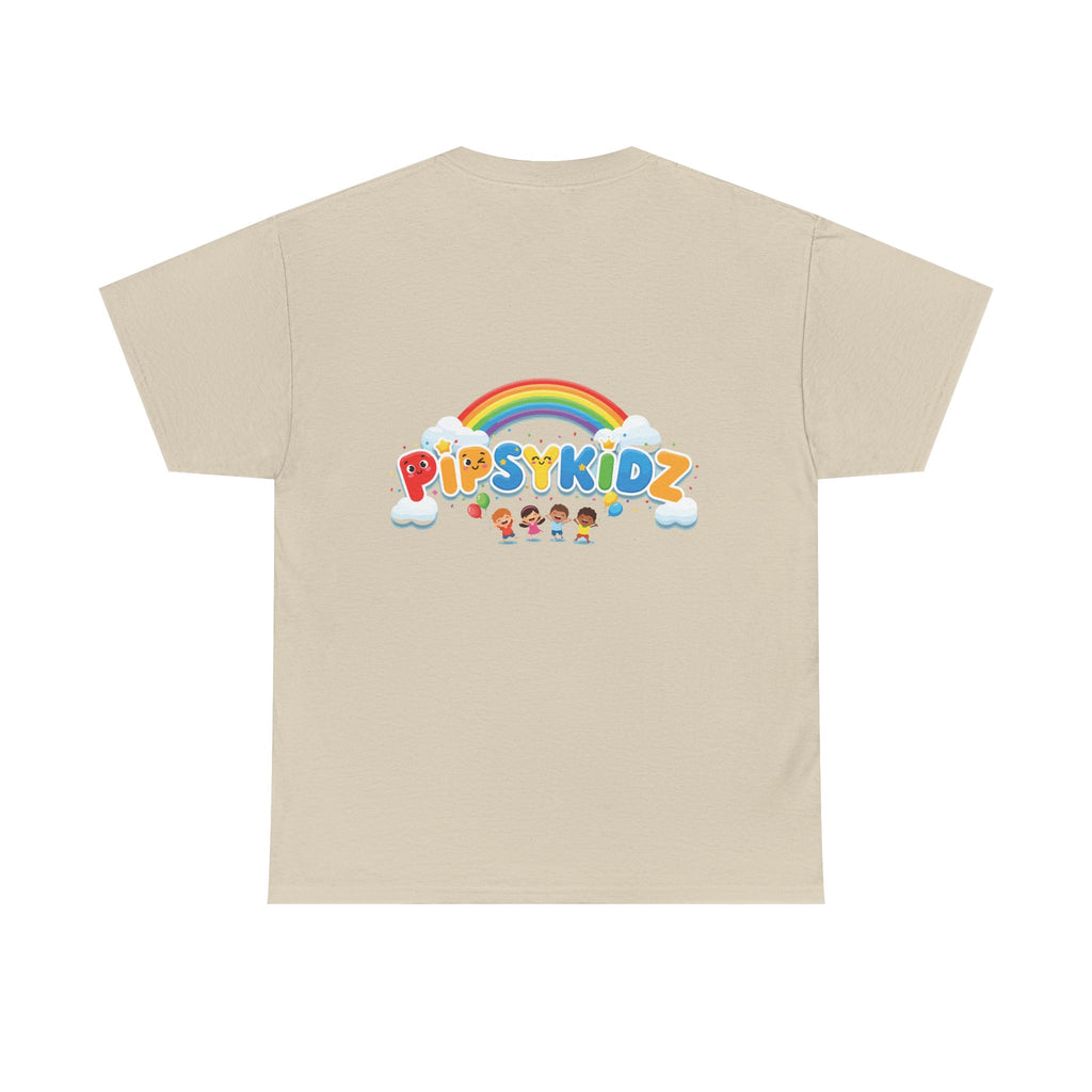 Kids T‑Shirt — Colorful "PipsyKidz" Rainbow Design for Children