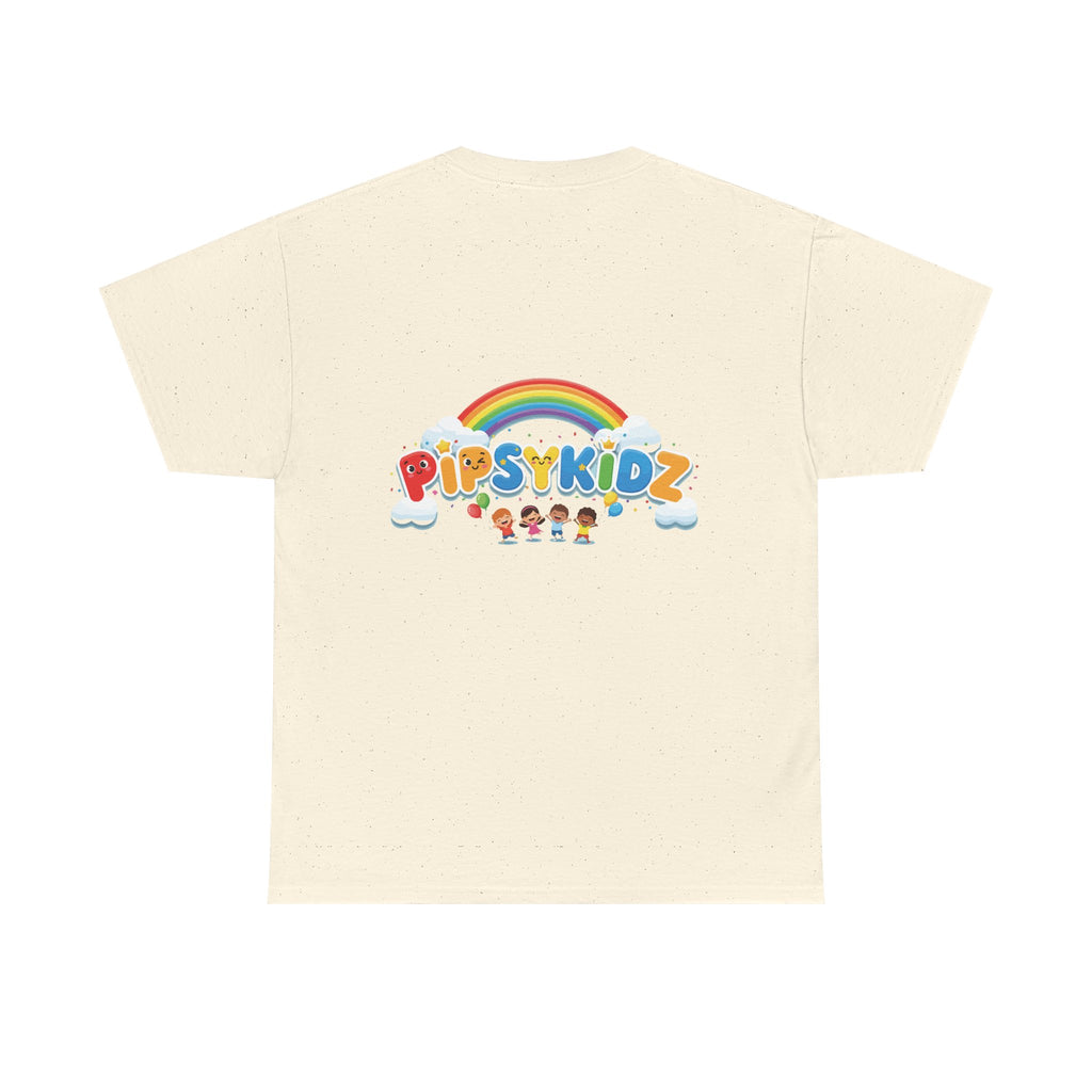 Kids T‑Shirt — Colorful "PipsyKidz" Rainbow Design for Children