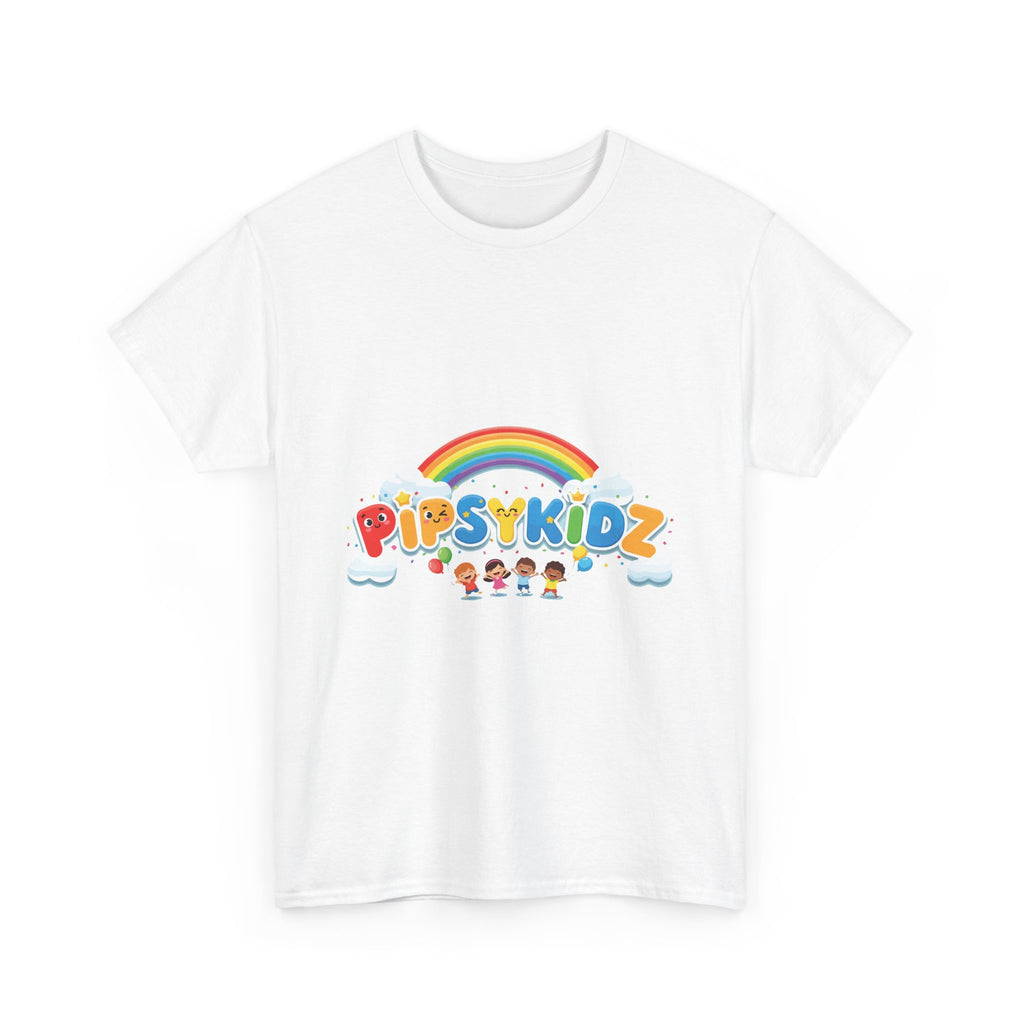 Kids T‑Shirt — Colorful "PipsyKidz" Rainbow Design for Children