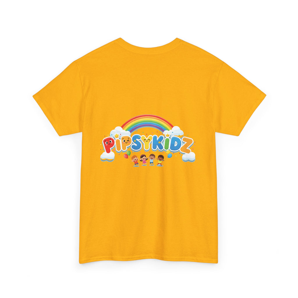 Kids T‑Shirt — Colorful "PipsyKidz" Rainbow Design for Children