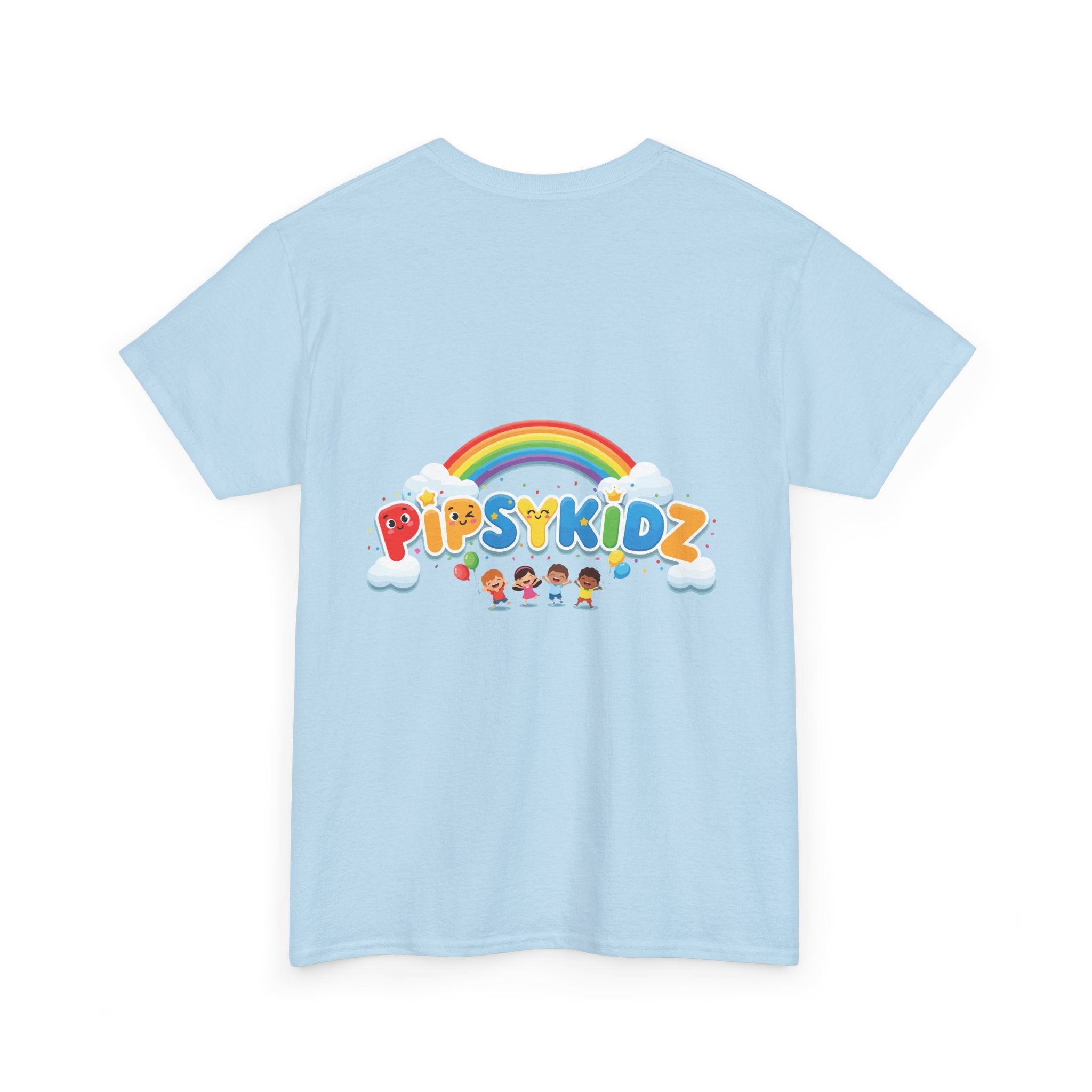 Kids T‑Shirt — Colorful "PipsyKidz" Rainbow Design for Children
