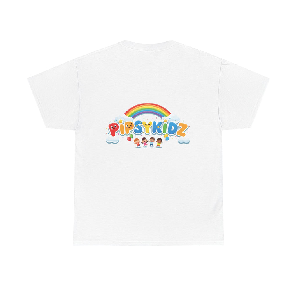Kids T‑Shirt — Colorful "PipsyKidz" Rainbow Design for Children