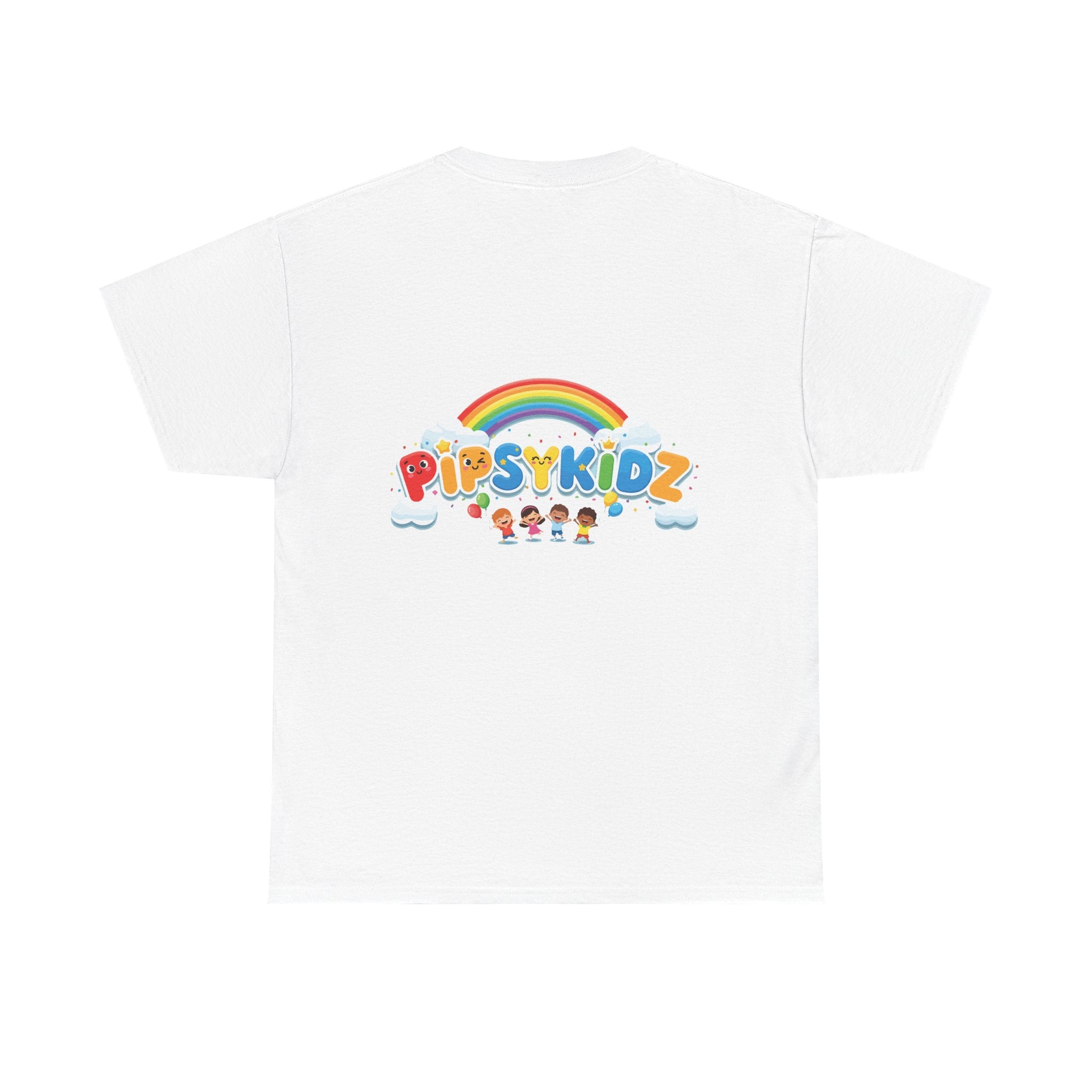 Kids T‑Shirt — Colorful "PipsyKidz" Rainbow Design for Children