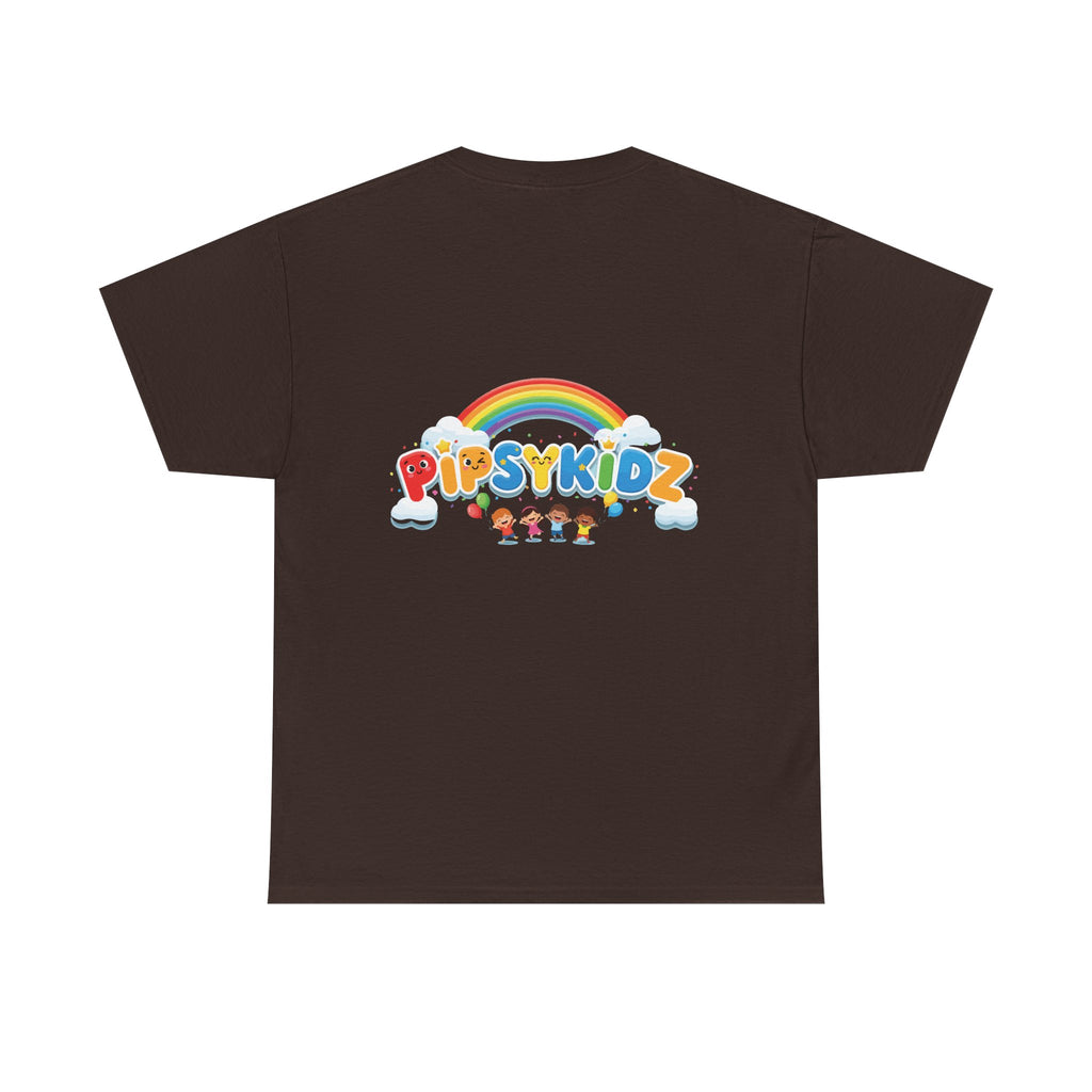 Kids T‑Shirt — Colorful "PipsyKidz" Rainbow Design for Children