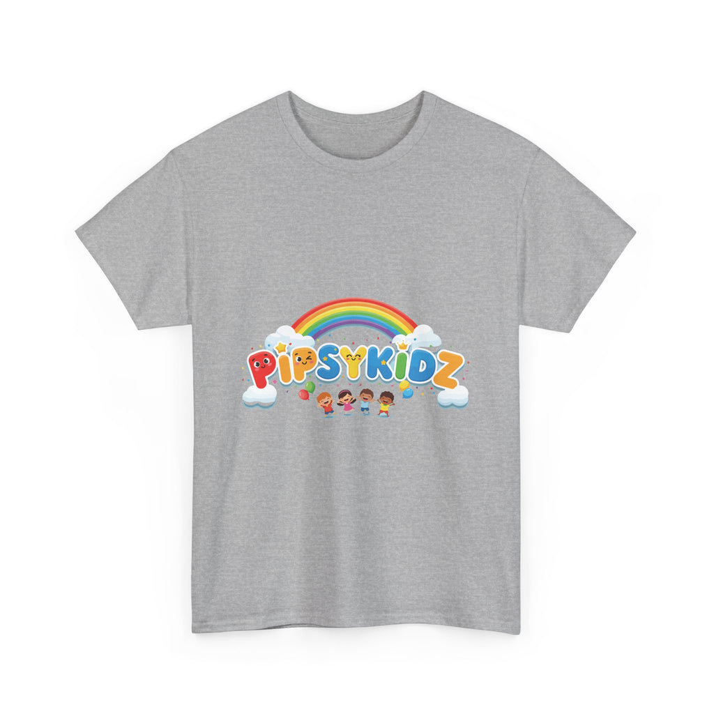Kids T‑Shirt — Colorful "PipsyKidz" Rainbow Design for Children