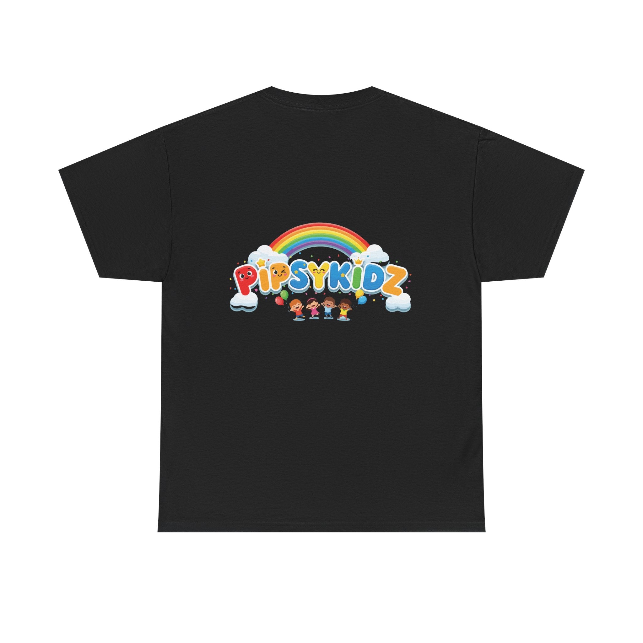 Kids T‑Shirt — Colorful "PipsyKidz" Rainbow Design for Children