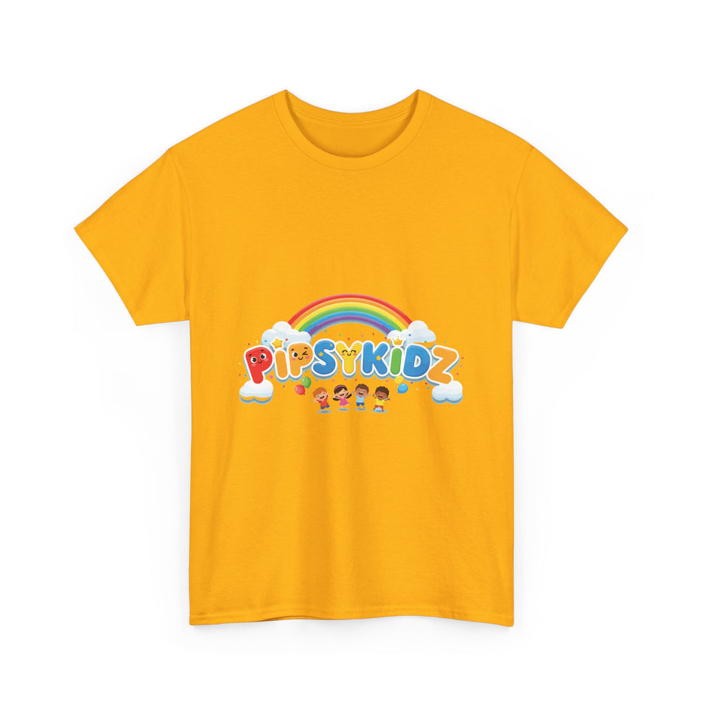 Kids T‑Shirt — Colorful "PipsyKidz" Rainbow Design for Children