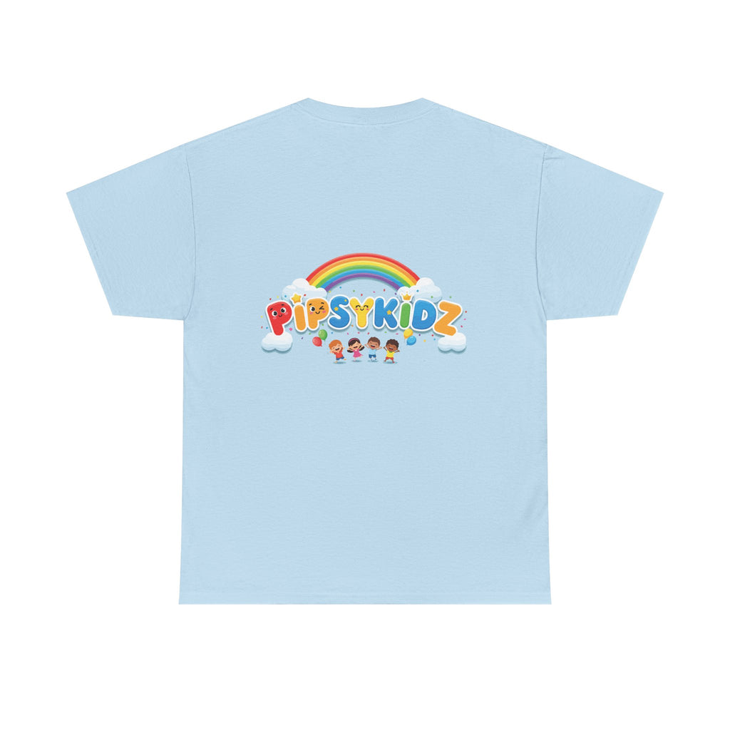 Kids T‑Shirt — Colorful "PipsyKidz" Rainbow Design for Children