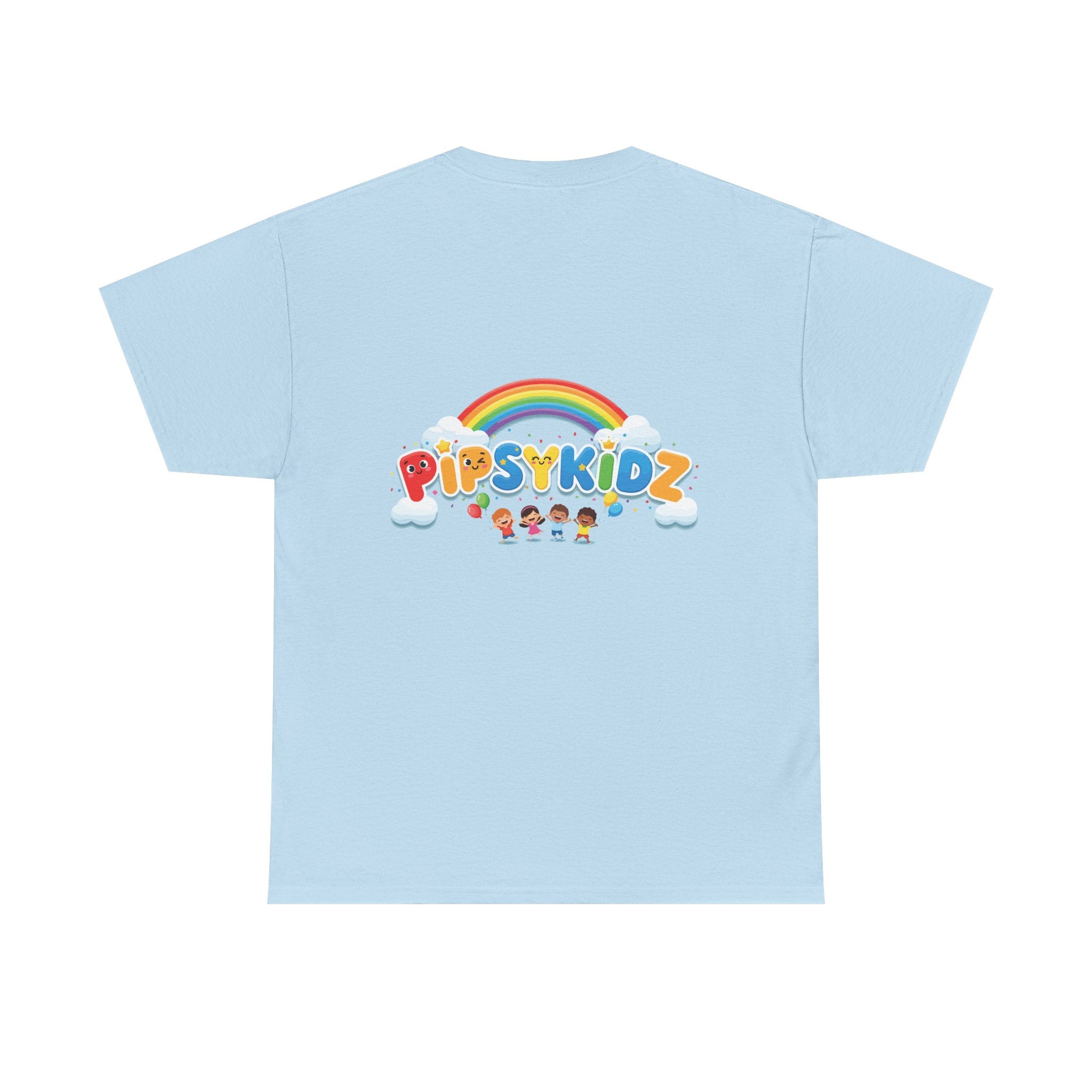 Kids T‑Shirt — Colorful "PipsyKidz" Rainbow Design for Children