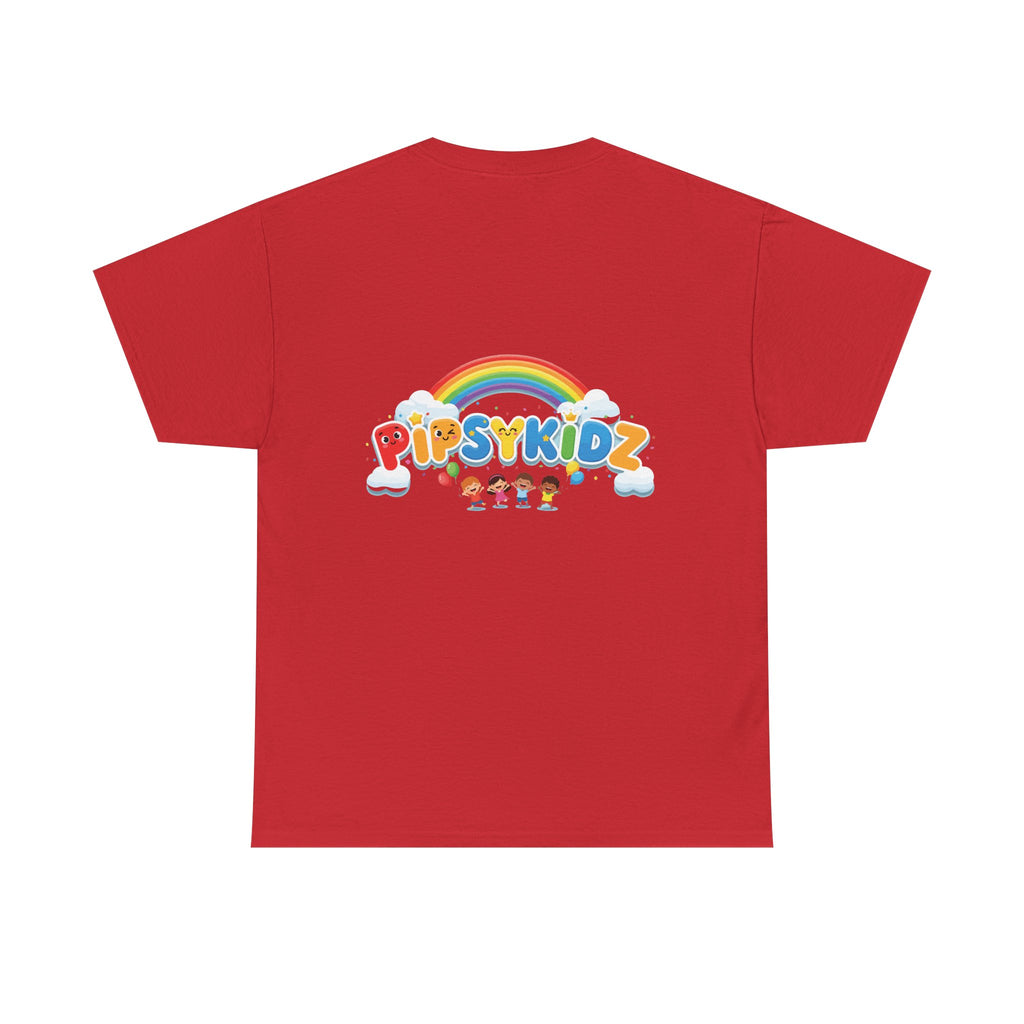 Kids T‑Shirt — Colorful "PipsyKidz" Rainbow Design for Children