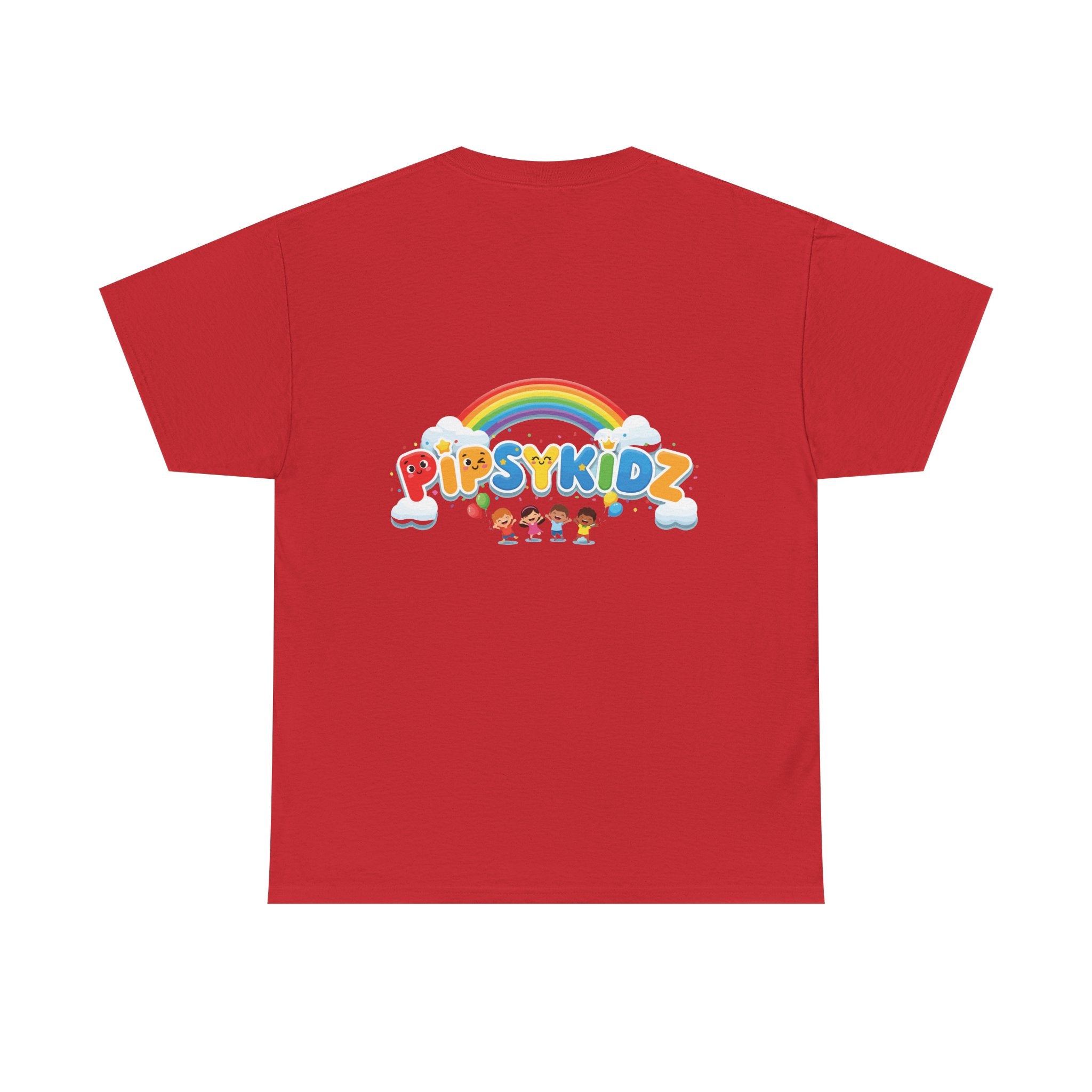 Kids T‑Shirt — Colorful "PipsyKidz" Rainbow Design for Children