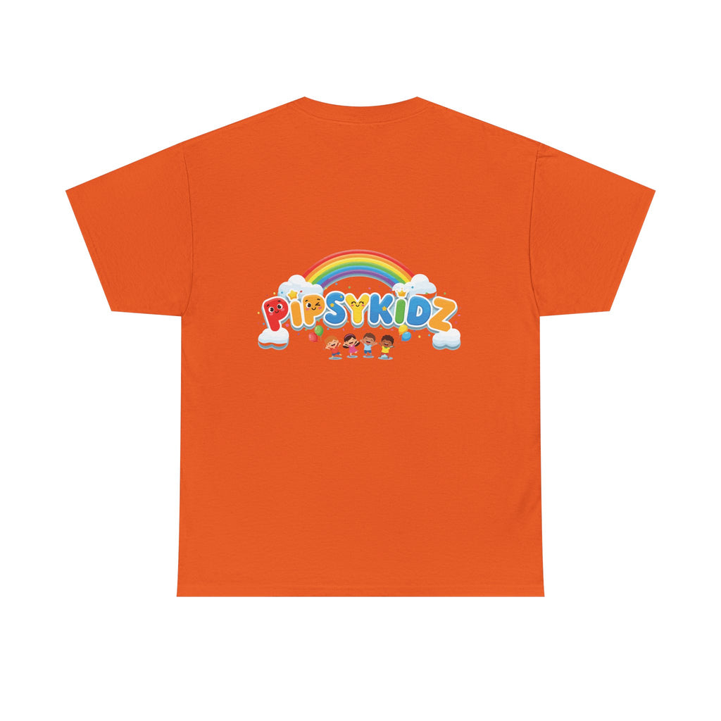 Kids T‑Shirt — Colorful "PipsyKidz" Rainbow Design for Children