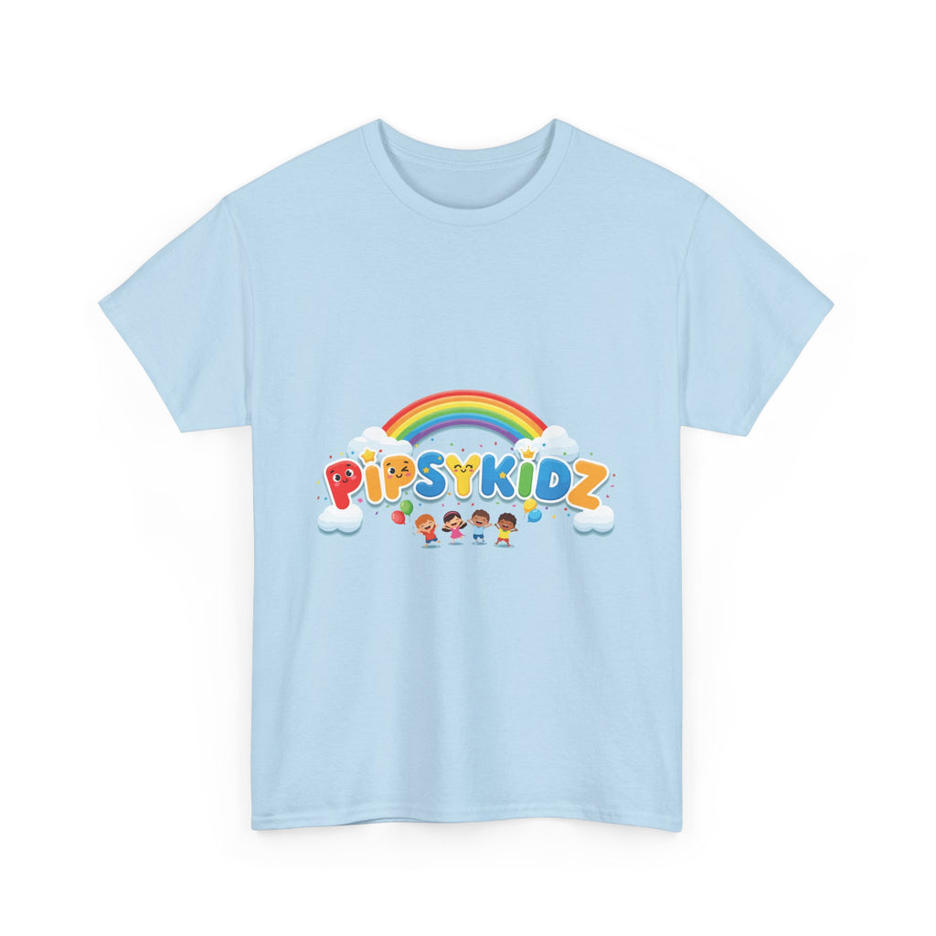 Kids T‑Shirt — Colorful "PipsyKidz" Rainbow Design for Children