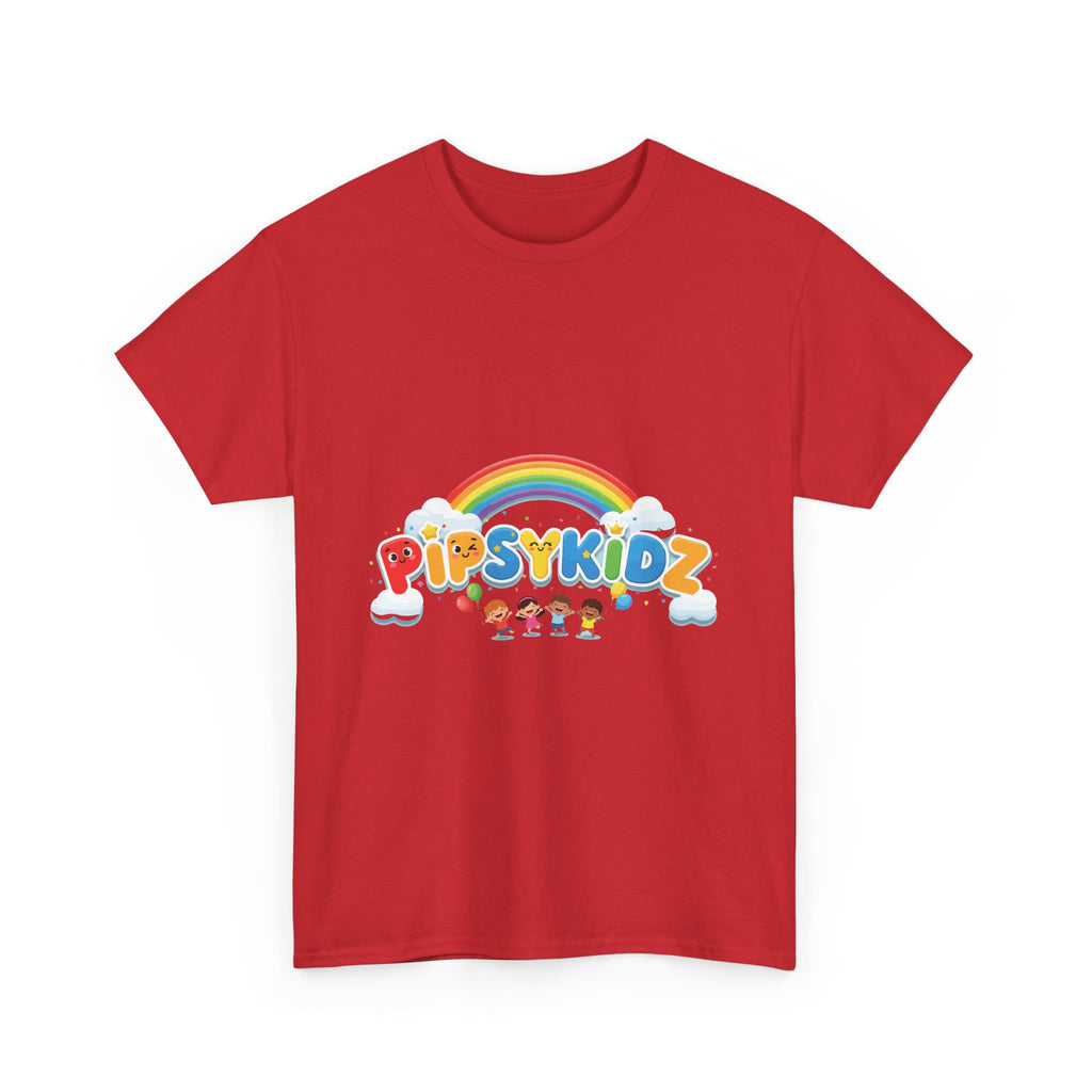 Kids T‑Shirt — Colorful "PipsyKidz" Rainbow Design for Children
