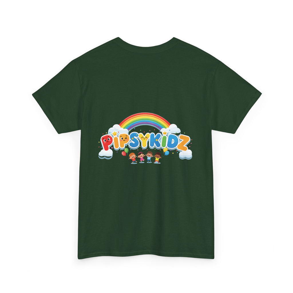 Kids T‑Shirt — Colorful "PipsyKidz" Rainbow Design for Children