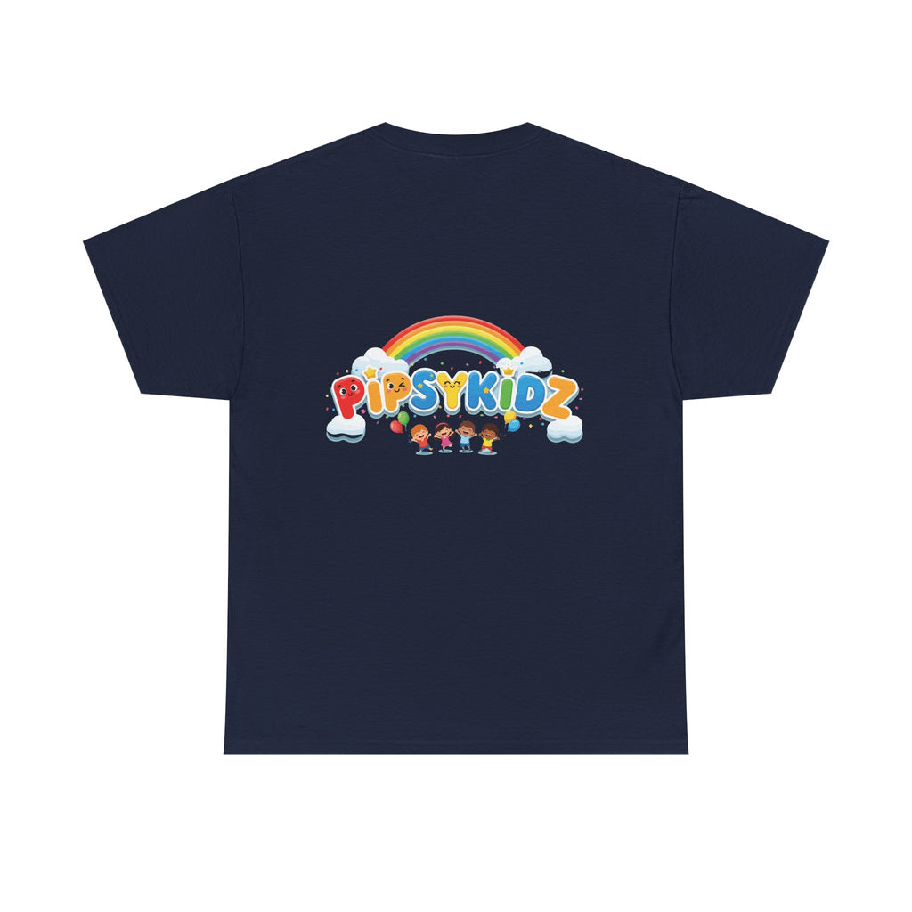 Kids T‑Shirt — Colorful "PipsyKidz" Rainbow Design for Children