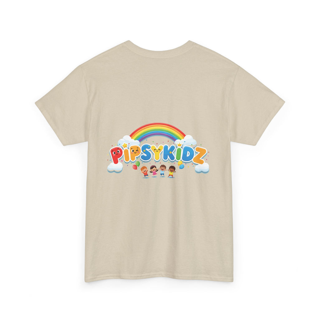 Kids T‑Shirt — Colorful "PipsyKidz" Rainbow Design for Children