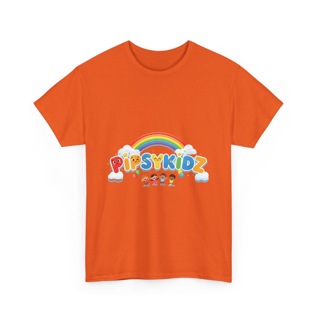 Kids T‑Shirt — Colorful "PipsyKidz" Rainbow Design for Children