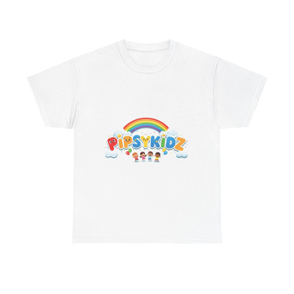 Kids T‑Shirt — Colorful "PipsyKidz" Rainbow Design for Children