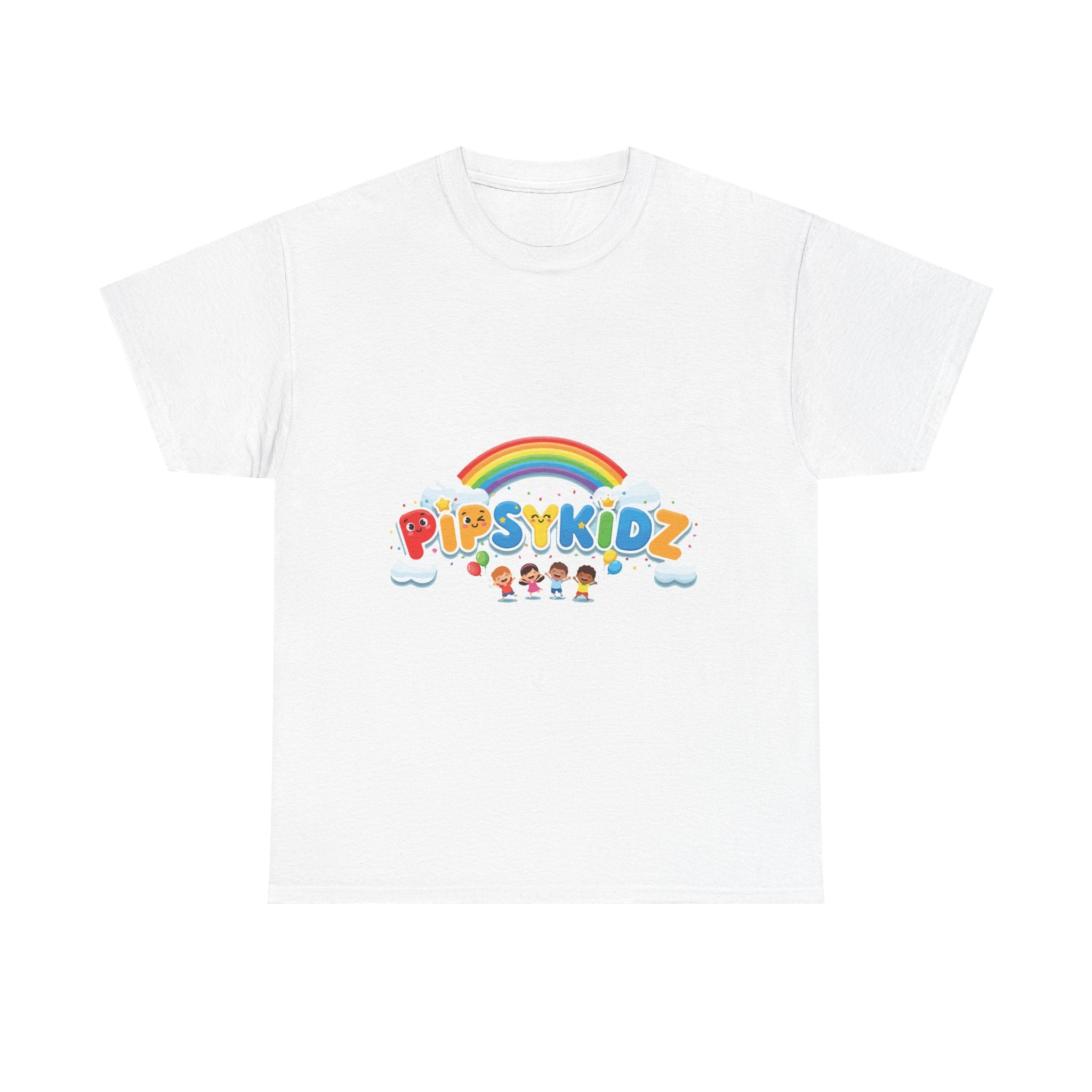 Kids T‑Shirt — Colorful "PipsyKidz" Rainbow Design for Children