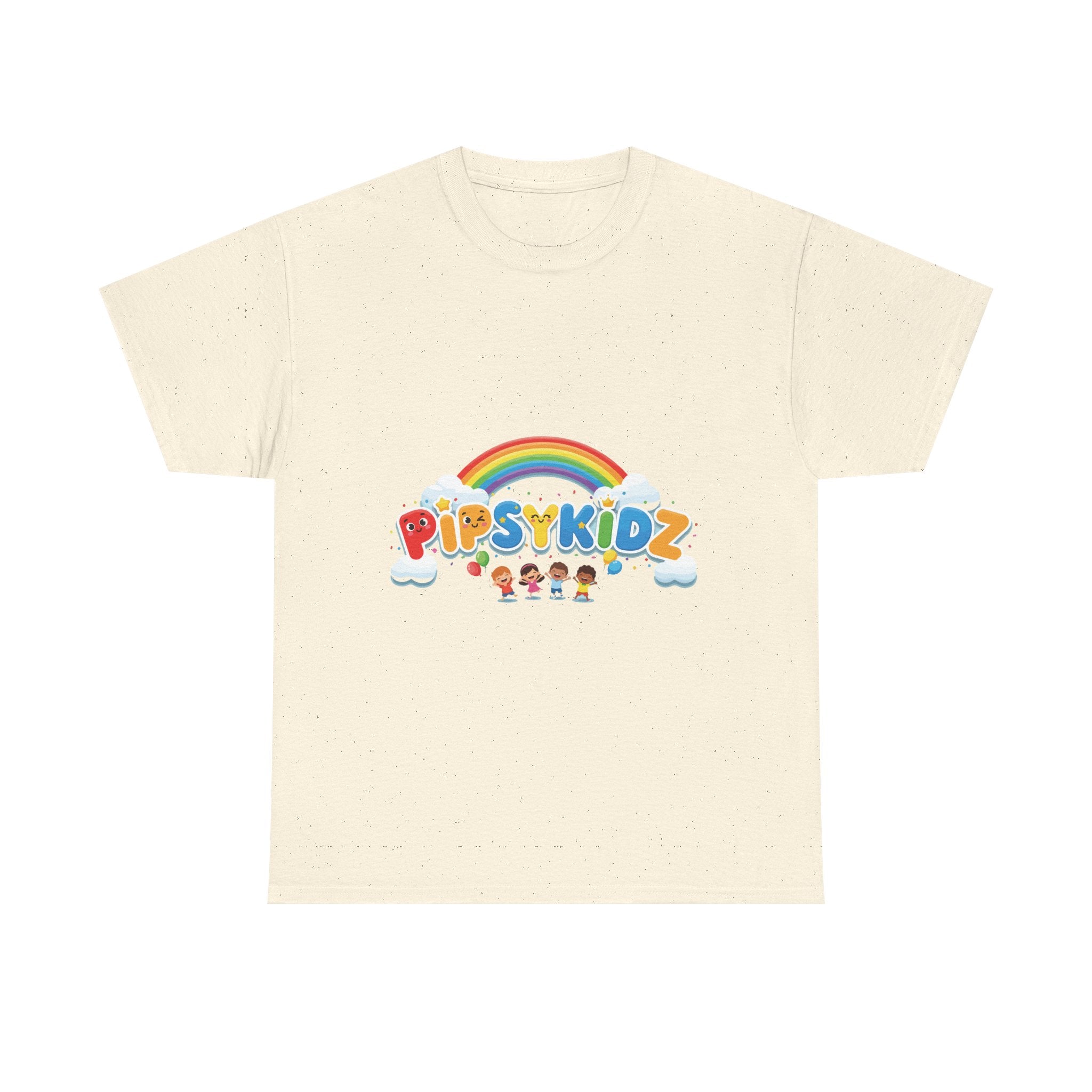 Kids T‑Shirt — Colorful "PipsyKidz" Rainbow Design for Children