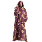 Wearable Plush Blanket Hoodie
