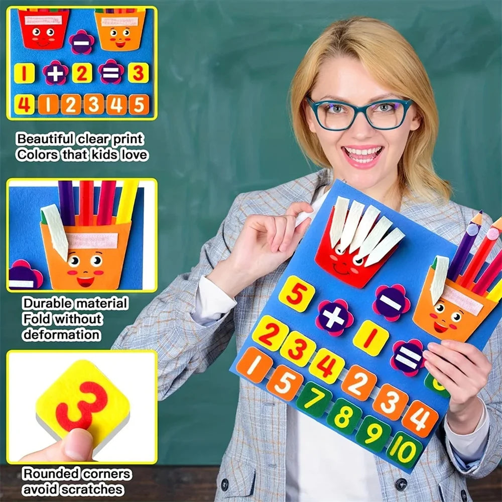 Felt Math Learning Board