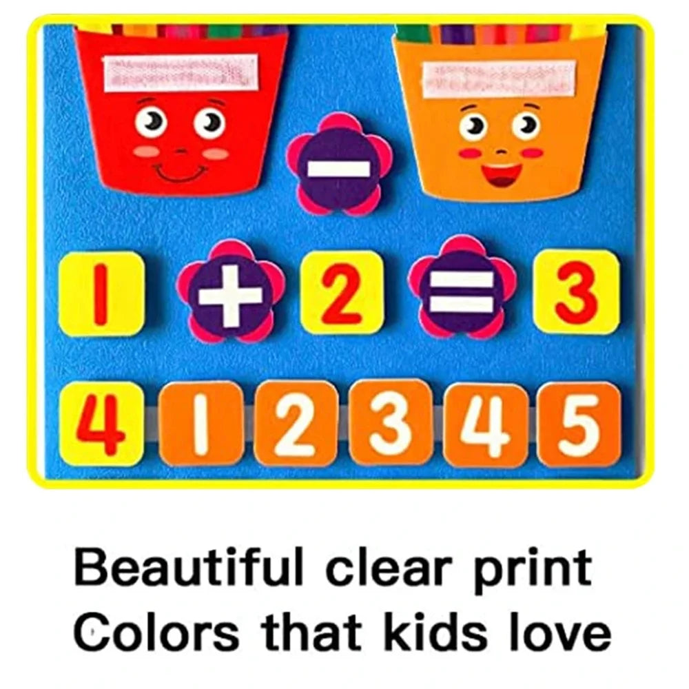 Felt Math Learning Board