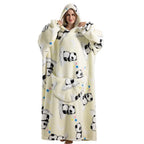 Wearable Plush Blanket Hoodie