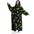 Wearable Plush Blanket Hoodie