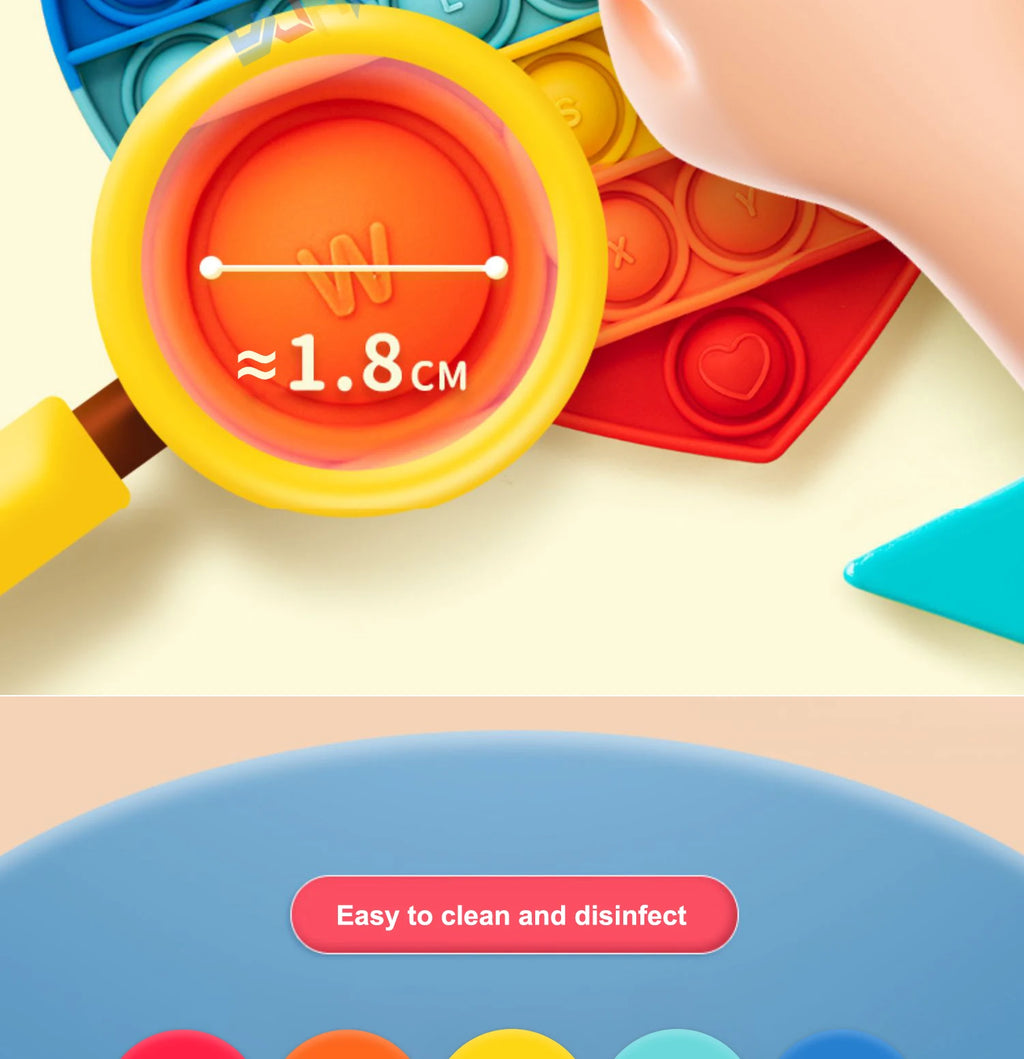 Rainbow Pop Bubble Fidget Toy