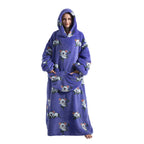 Wearable Plush Blanket Hoodie