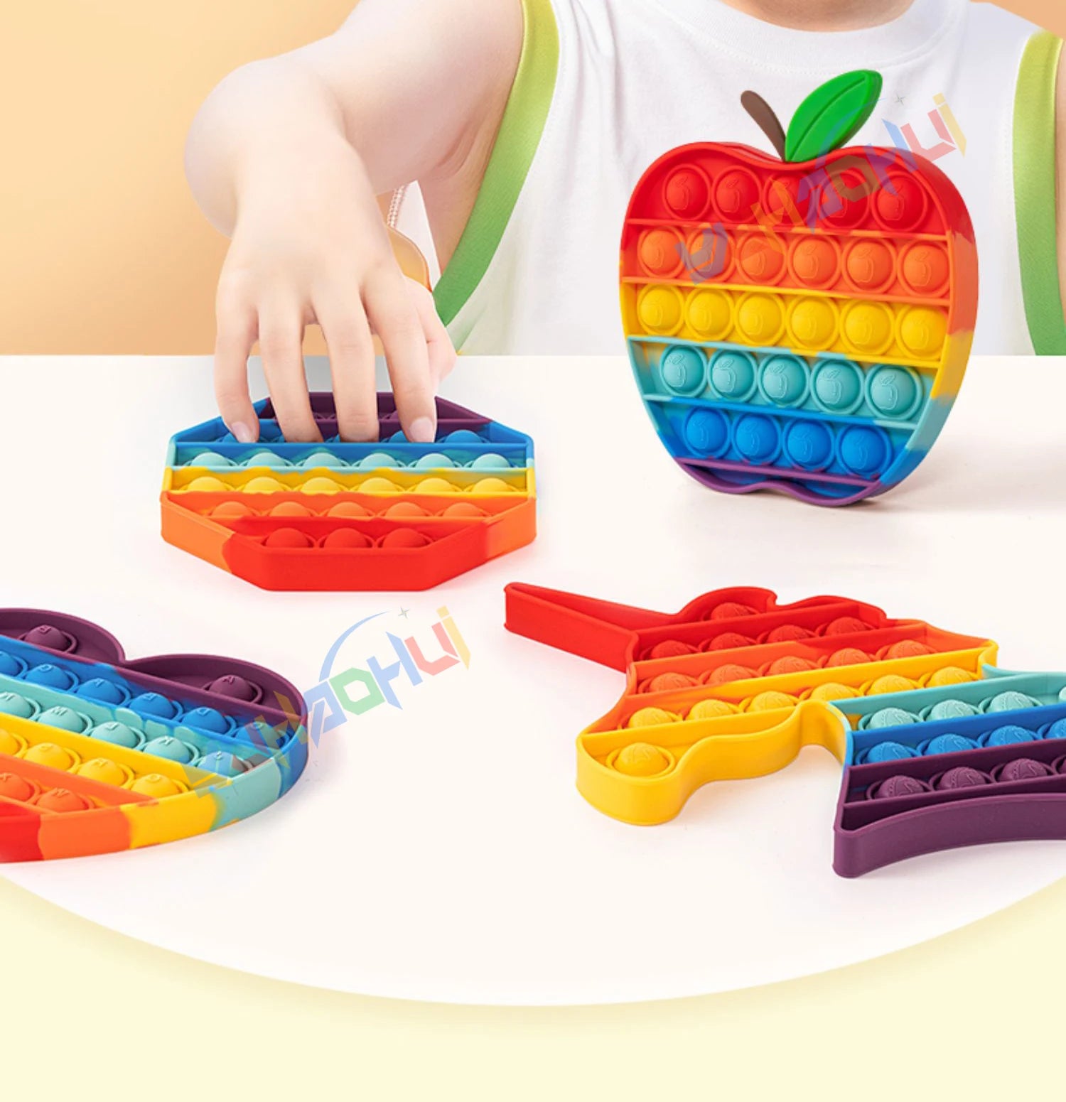 Rainbow Pop Bubble Fidget Toy