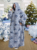 Wearable Plush Blanket Hoodie