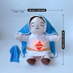 Jesus Breathing Plush Doll